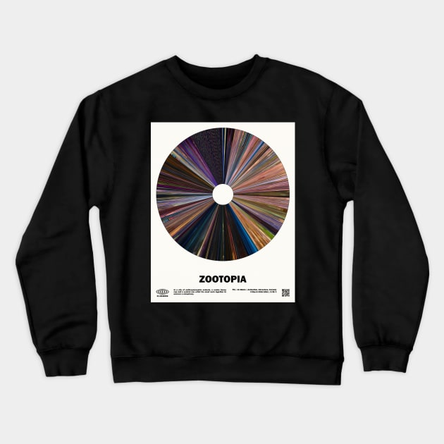 minimalZoo_topia Warp Movie Crewneck Sweatshirt by silver-light